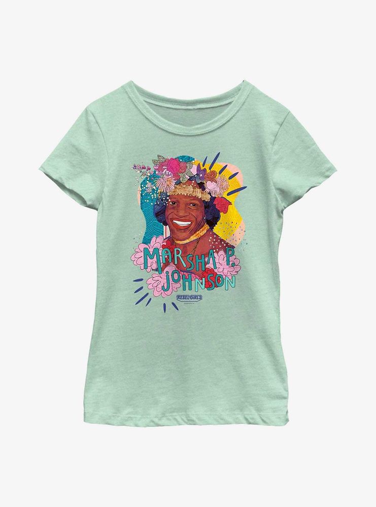 Rebel Girls Marsha P. Johnson Portrait Youth T-Shirt