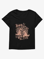 Rugrats Punk Poster Rawr Means I Love You Girls T-Shirt Plus