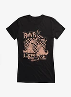 Rugrats Punk Poster Rawr Means I Love You Girls T-Shirt