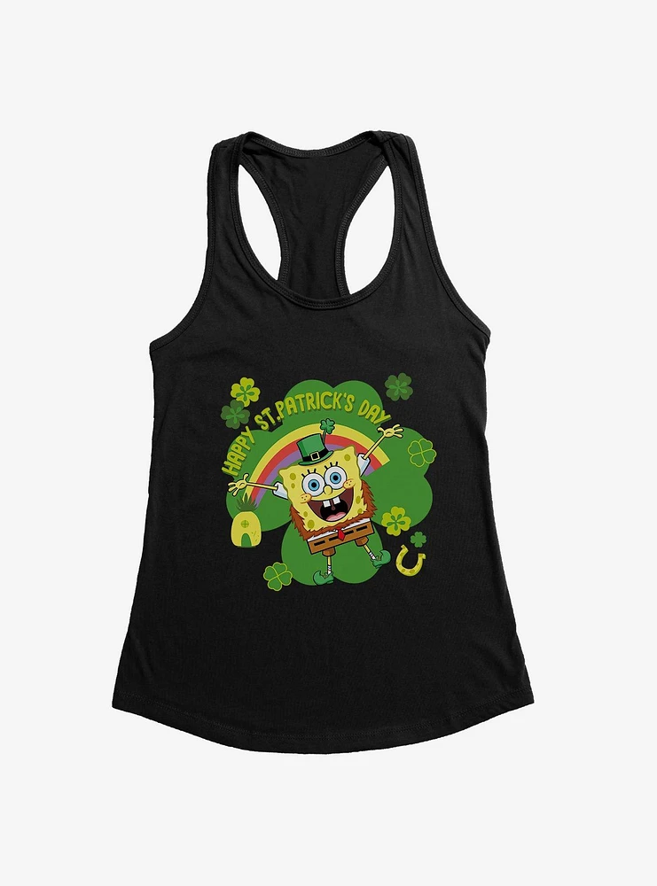 SpongeBob SquarePants Happy St. Patrick's Day Girls Tank