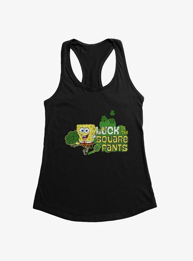 SpongeBob SquarePants Luck Of The Square Pants Girls Tank