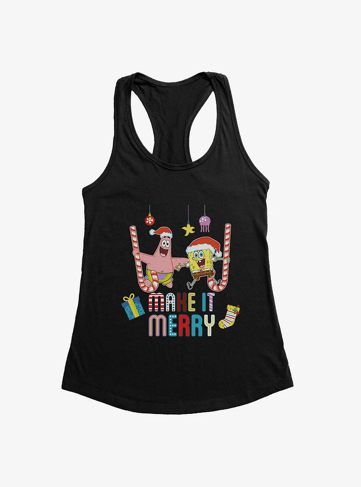 SpongeBob SquarePants Make It Merry Girls Tank