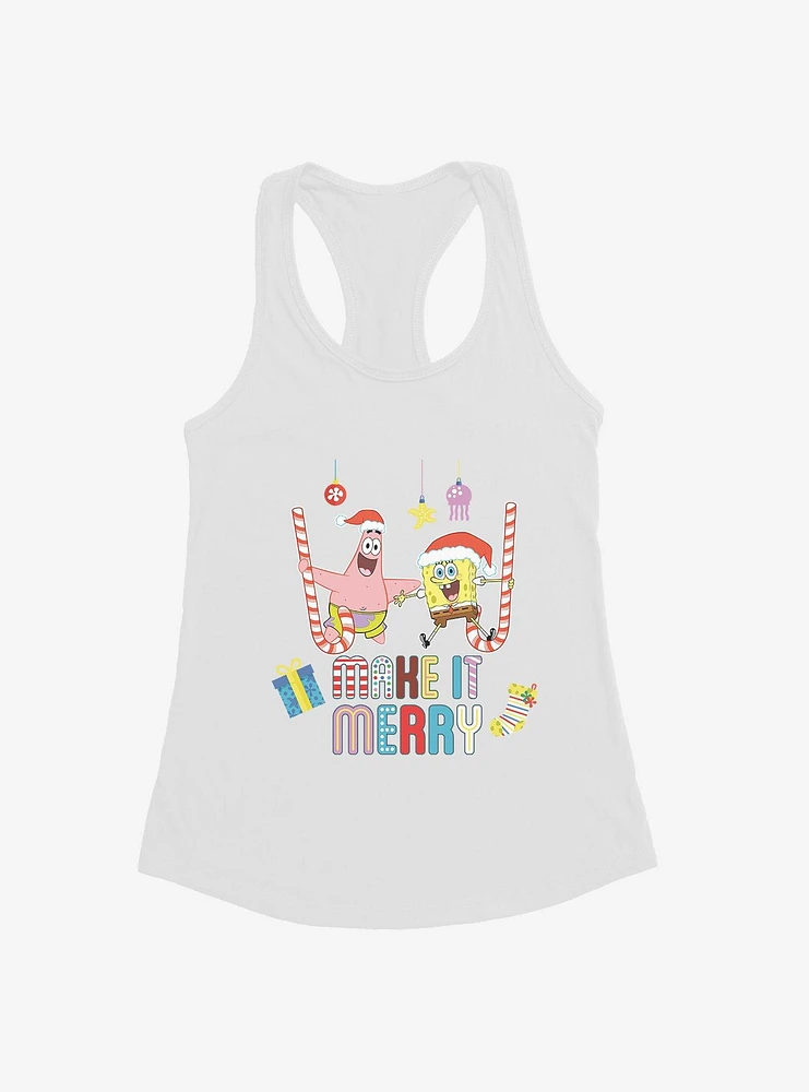 SpongeBob SquarePants Make It Merry Girls Tank