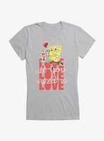 SpongeBob SquarePants All You Need Is Love Girls T-Shirt