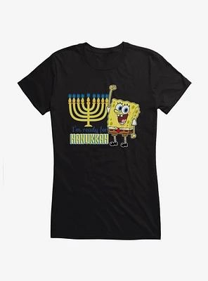 SpongeBob SquarePants I'm Ready For Hanukkah Girls T-Shirt