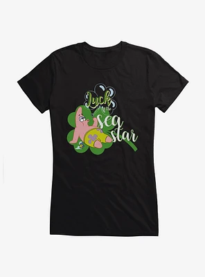 SpongeBob SquarePants Luck Of The Sea Star Girls T-Shirt