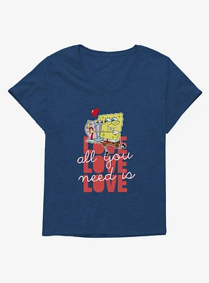 SpongeBob SquarePants All You Need Is Love Girls T-Shirt Plus