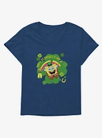 SpongeBob SquarePants Happy St. Patrick's Day Girls T-Shirt Plus