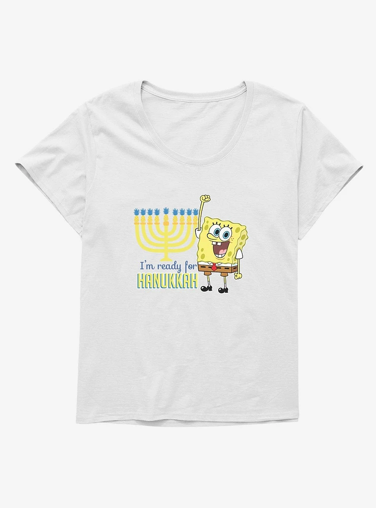 SpongeBob SquarePants I'm Ready For Hanukkah Girls T-Shirt Plus
