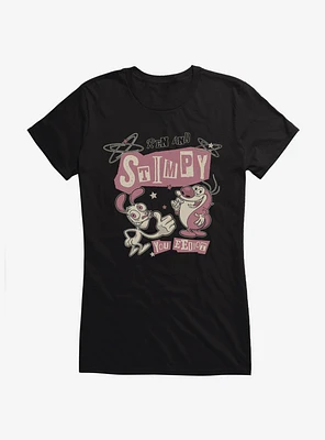The Ren & Stimpy Show You Eediot Girls T-Shirt