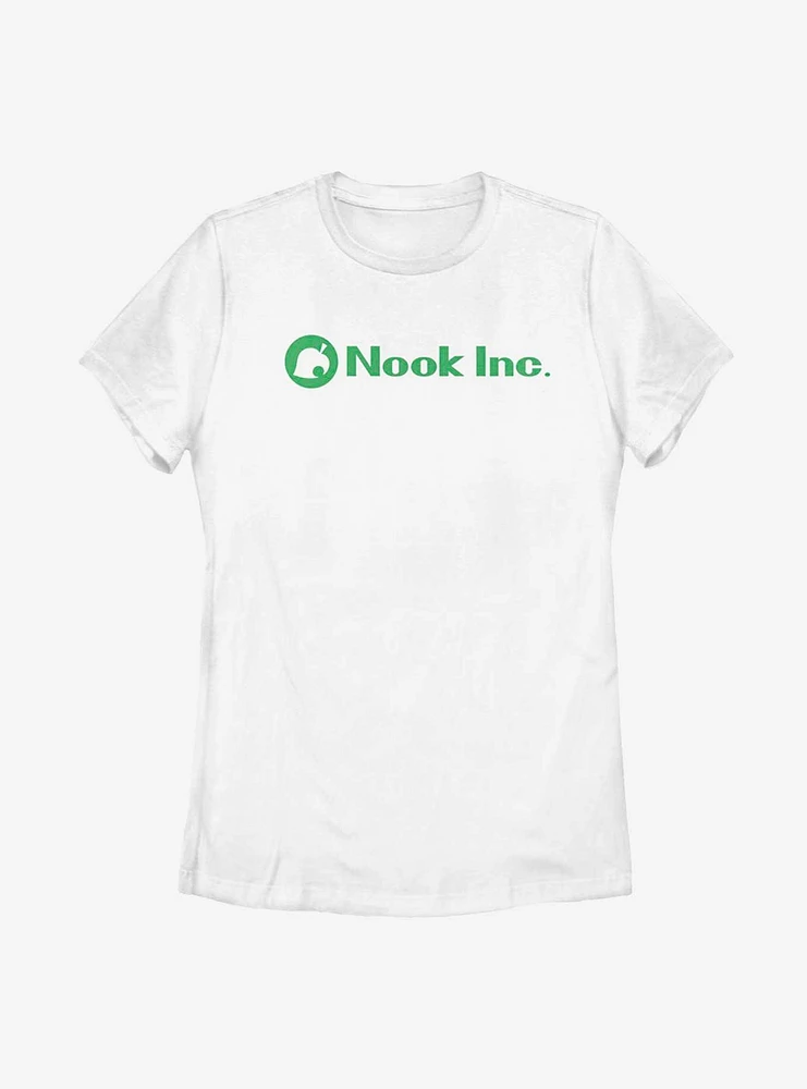 Nintendo Animal Crossing Nook Inc. Label Womens T-Shirt