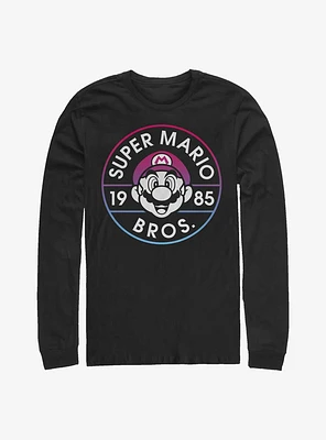 Nintendo Super Mario Bros 1985 Flashback Long Sleeve T-Shirt
