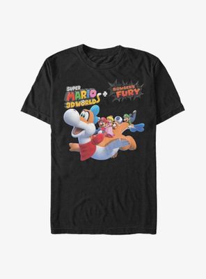 Nintendo Super Mario 3D World Bowser's Fury Fly Through T-Shirt
