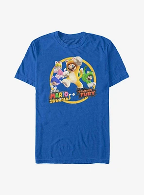 Nintendo Super Mario Cat Costume Circle T-Shirt