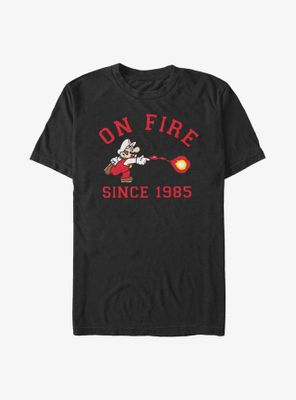 Nintendo Super Mario On Fire Since 1985 T-Shirt