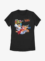 Nintendo Super Mario 3D World Bowser's Fury Fly Through Womens T-Shirt