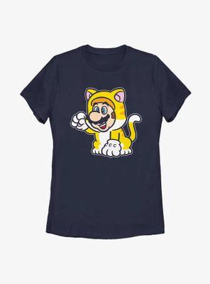 Nintendo Super Mario Cat Costume Womens T-Shirt