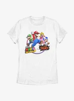 Nintendo Super Mario 3D World Bowser's Fury Group Womens T-Shirt
