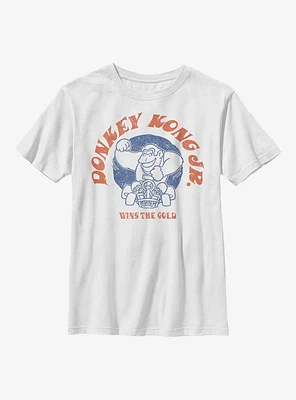Nintendo Mario Kart Donkey Kong Jr. Wins Gold Youth T-Shirt