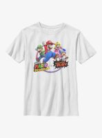 Nintendo Super Mario 3D World Bowser's Fury Group Youth T-Shirt