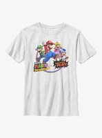 Nintendo Super Mario 3D World Bowser's Fury Group Youth T-Shirt