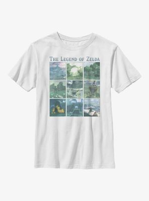 Nintendo The Legend Of Zelda Breath Wild Locations Youth T-Shirt