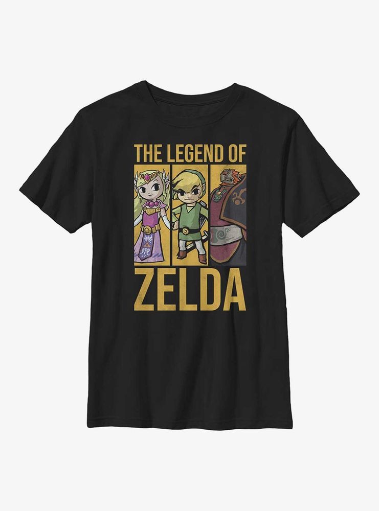 Nintendo The Legend Of Zelda Trio Youth T-Shirt