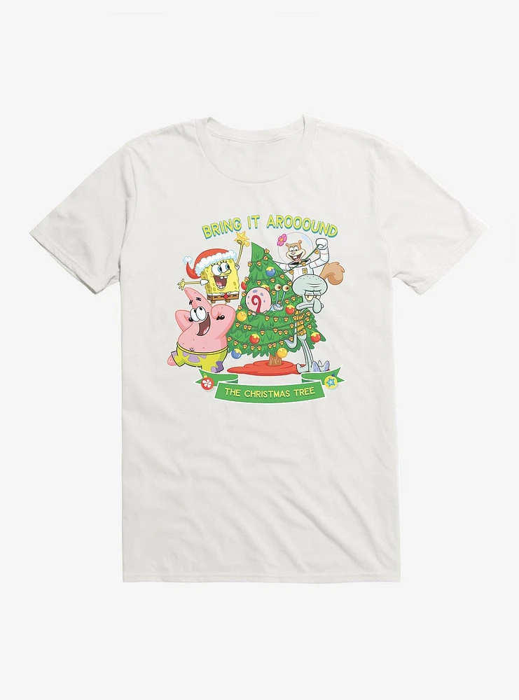 SpongeBob SquarePants Around The Christmas Tree T-Shirt