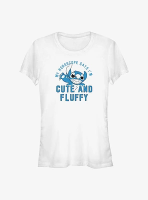 Disney Lilo & Stitch Fluffy And Cute Horoscope Girls T-Shirt