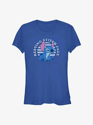 Disney Lilo & Stitch Resting Face Girls T-Shirt