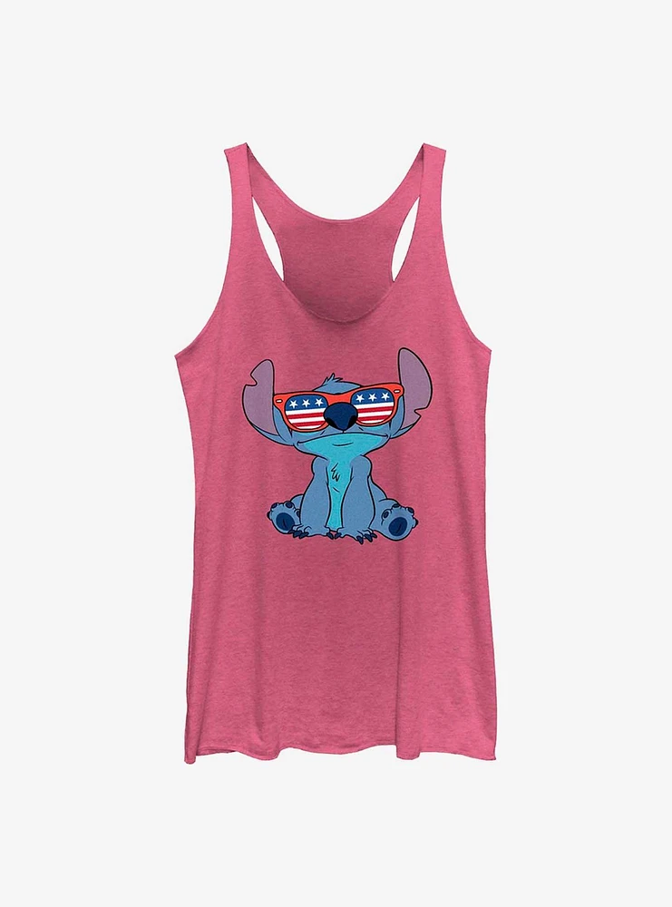 Disney Lilo & Stitch American Sunglasses Girls Raw Edge Tank