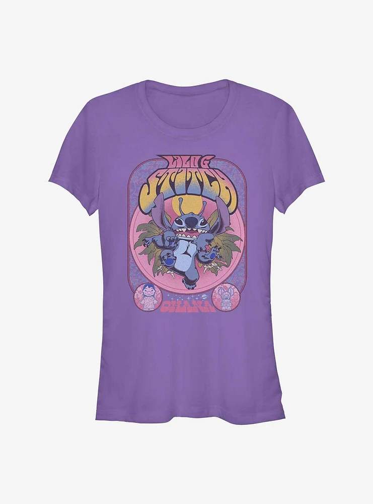 Disney Lilo & Stitch Psychadelic Girls T-Shirt