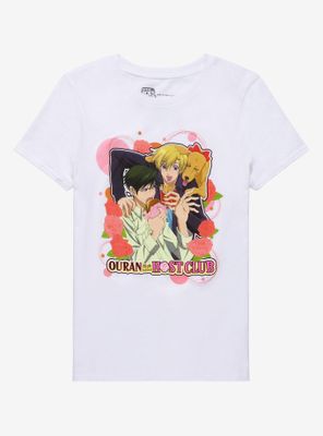Ouran High School Host Club Tamaki & Kyoya Boyfriend Fit Girls T-Shirt