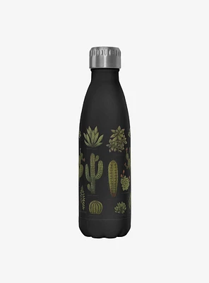 Botanical Cactus Stainless Steel Water Bottle