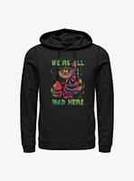 Disney Alice Wonderland Cheshire Cat Rainbow Hoodie