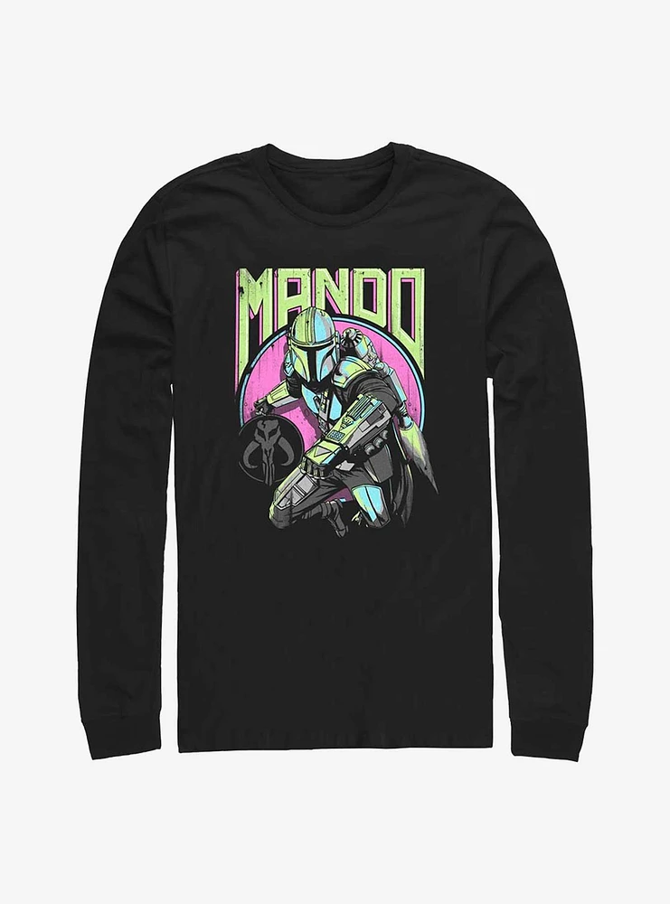 Star Wars The Mandalorian New Wave Long Sleeve T-Shirt