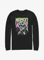 Star Wars The Mandalorian New Wave Long Sleeve T-Shirt