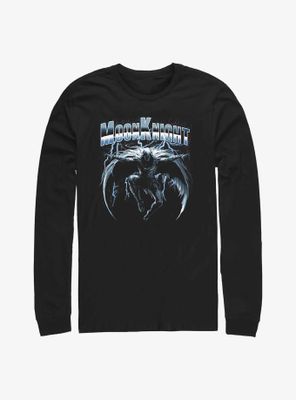 Marvel Moon Knight Dark Lightning Long Sleeve T-Shirt