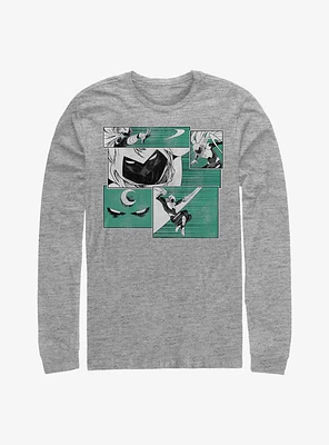 Marvel Moon Knight Panels Long Sleeve T-Shirt