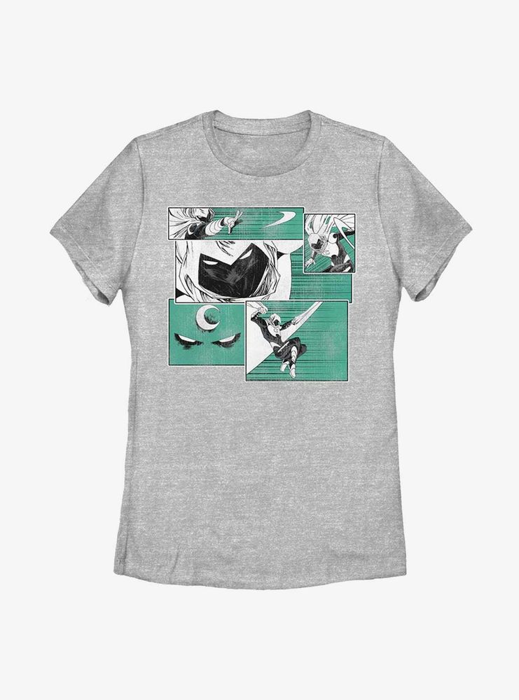 Marvel Moon Knight Panels Womens T-Shirt