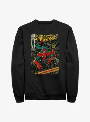 Marvel Spider-Man Comic Cover Sweatshirt