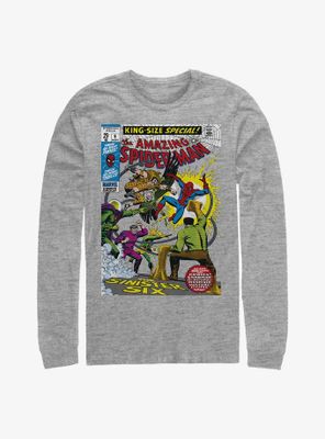 Marvel Spider-Man Sinister Six Comic Long Sleeve T-Shirt