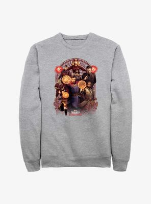Marvel Doctor Strange The Multiverse Of Madness Character Group Sweatshirt