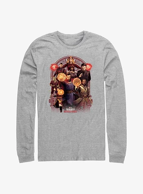Marvel Doctor Strange The Multiverse Of Madness Character Group Long Sleeve T-Shirt