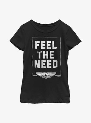 Top Gun: Maverick Feel The Need Youth Girls T-Shirt