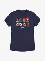 Top Gun: Maverick Badge Layout Womens T-Shirt