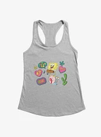 SpongeBob SquarePants Besties Patches Girls Tank Top