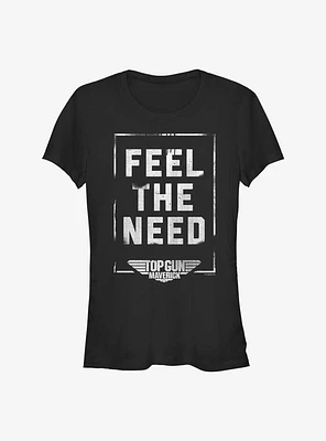 Top Gun Maverick Feel The Need Girls T-Shirt