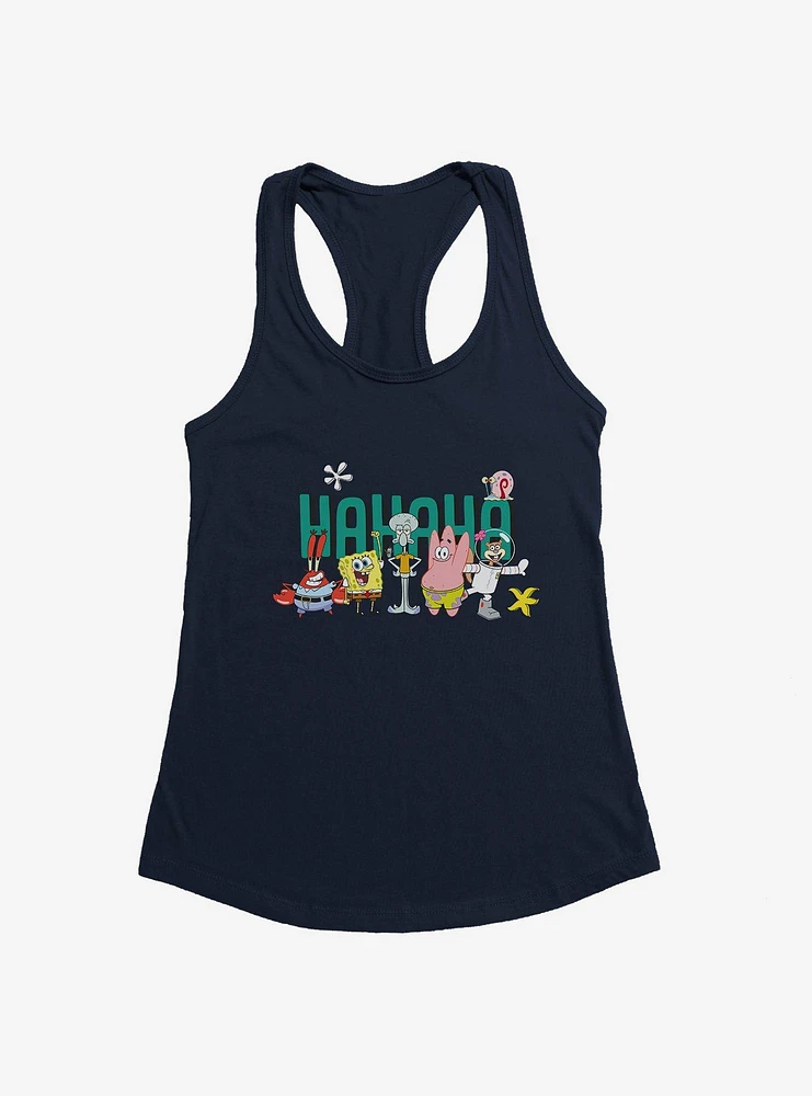 SpongeBob SquarePants Crew Hahaha Girls Tank Top