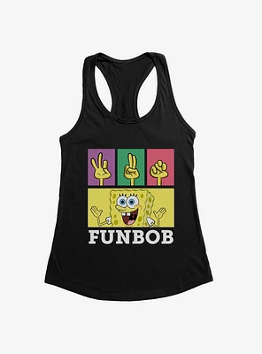 SpongeBob SquarePants FUNBob Sign Language Girls Tank